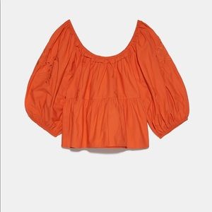 NWT Zara off the shoulder blouse